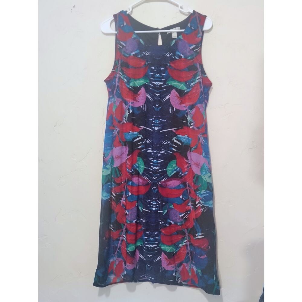 Dana Buchman Abstract Print Dress